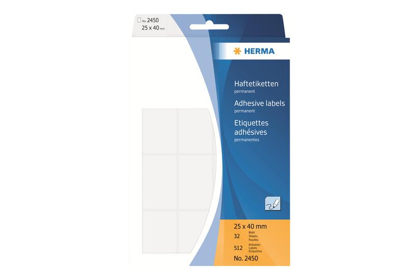 Herma Etiketter 512 Etikette 25 40 Mm