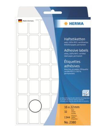Herma Etiketter 1344 Rulle    16   22 Mm