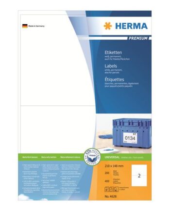 Herma Premium Laminerede Etiketter Mat 400 Etikette    A5