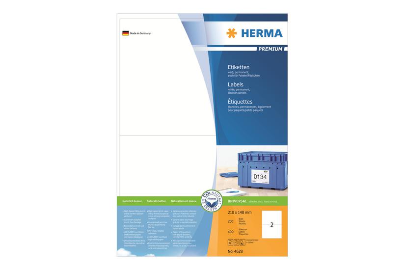 Herma Premium Laminerede Etiketter Mat 400 Etikette A5