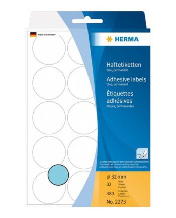 Herma Runde Etiketter 480 Etikette    32 Mm Rund
