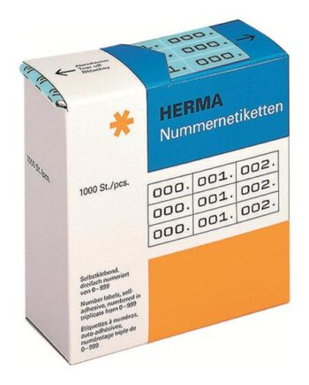 Herma Selvklæbende Nummermærkater 3000 Etikette    10   22 Mm