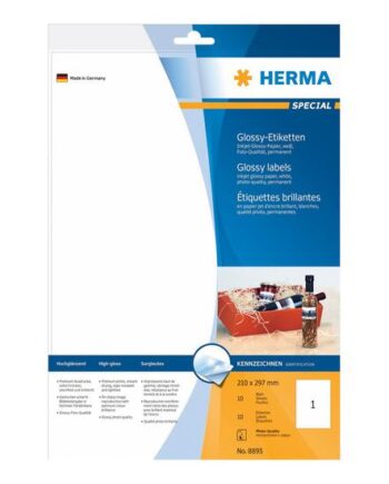 Herma Special Adresseetiketter Skinnende 10 Etikette    A4 120