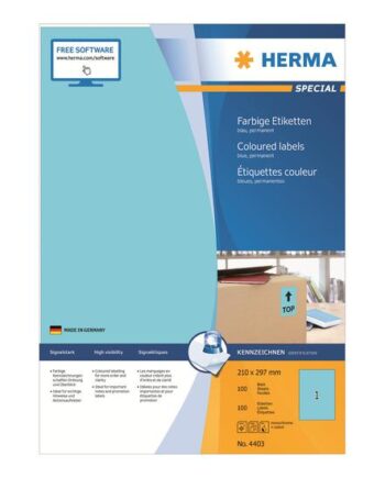 Herma Special Etiketter Mat 100 Etikette    A4