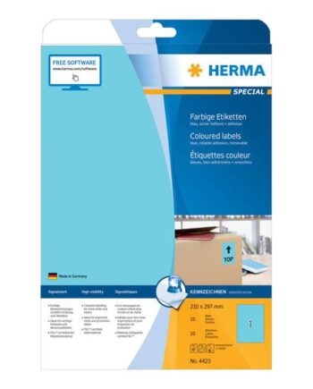 Herma Special Etiketter Mat 20 Etikette    A4