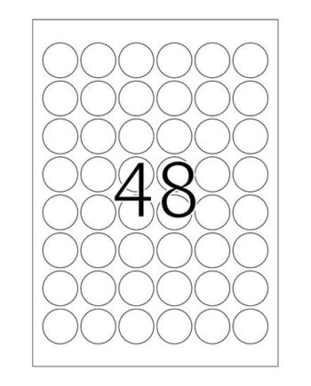 Herma Special Etiketter Mat 1200 Etikette    30 Mm Rund