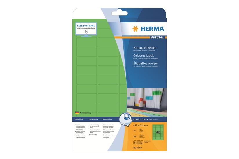 Herma Special Etiketter Mat 960 Etikette 45 21 Mm