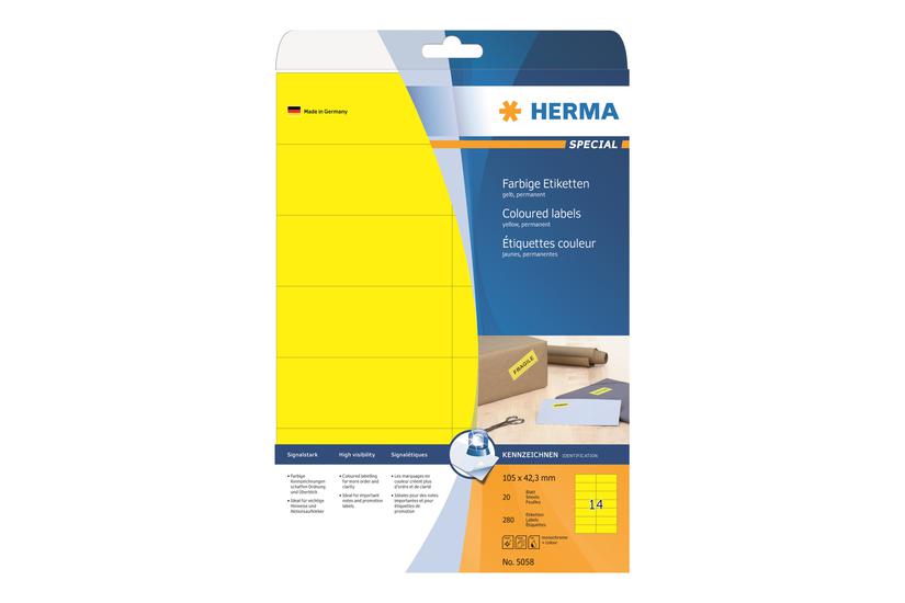 Herma Special Etiketter Mat 280 Etikette 105 42 Mm