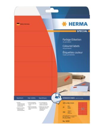 Herma Special Etiketter Mat 280 Etikette    105   42   Mm