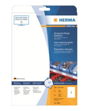 Herma Special Filmmærkater Mat 25 Etikette    A4