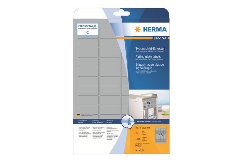 Herma Special Filmmærkater Mat 1200 Etikette 45 21 Mm