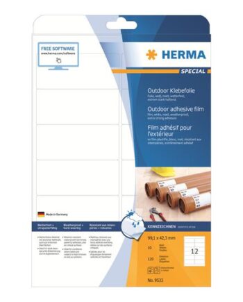Herma Special Filmmærkater Mat 120 Etikette    99     42   Mm