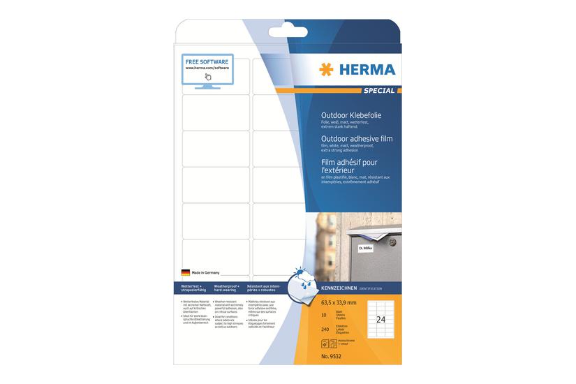 Herma Special Filmmærkater Mat 240 Etikette 63 33 Mm