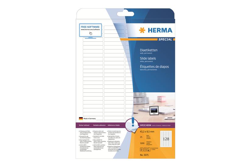 Herma Special Glidemærkater Mat 3200 Etikette 43 Mm