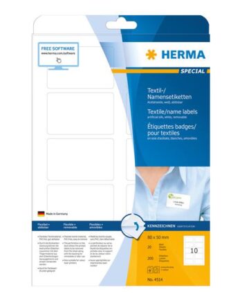 Herma Special Name Textile Etiketter 540 Etikette    63     29   Mm