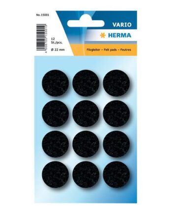 Herma Vario Puder Sort  Pakke Med 12