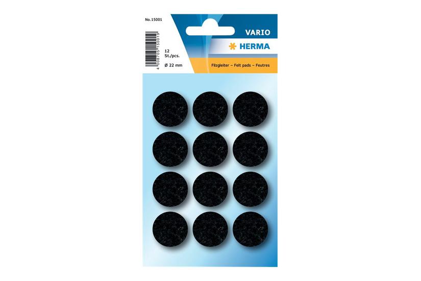 Herma Vario Puder Sort Pakke Med 12