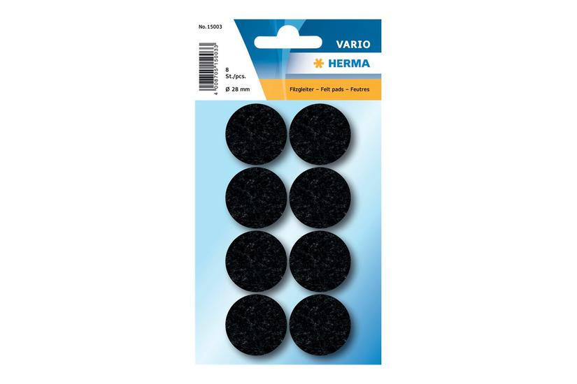 Herma Vario Puder Sort Pakke Med