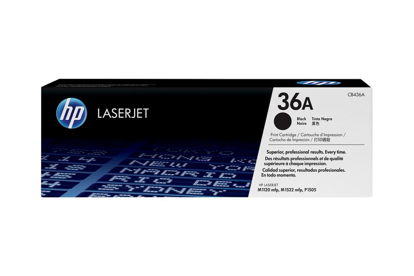 Hp 36a Sort Original Laserjet Tonerpatron Cb436a