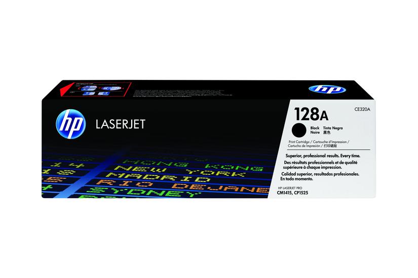 Hp 128a Sort Original Laserjet Tonerpatron Ce320a