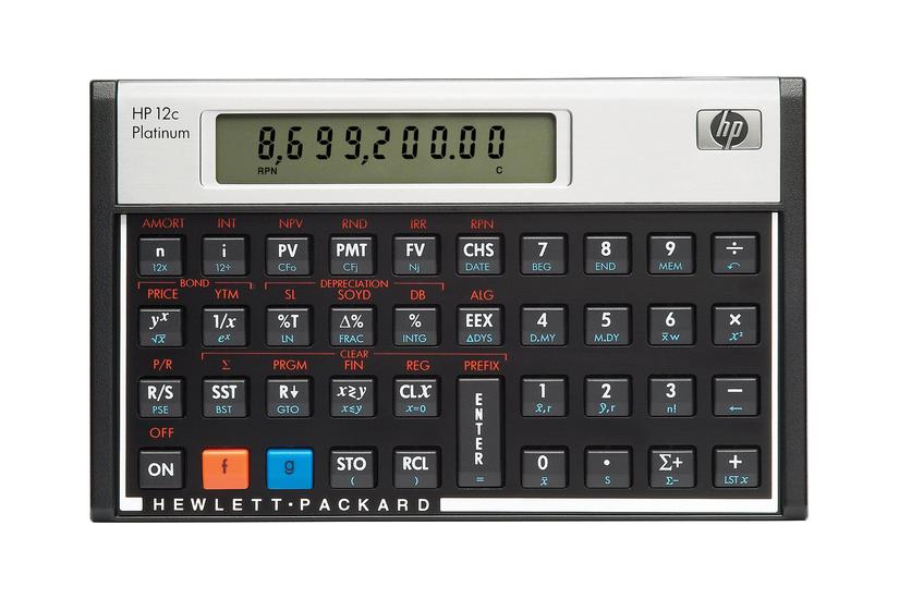 Hp 12c Platinum Finansiel Regnemaskine