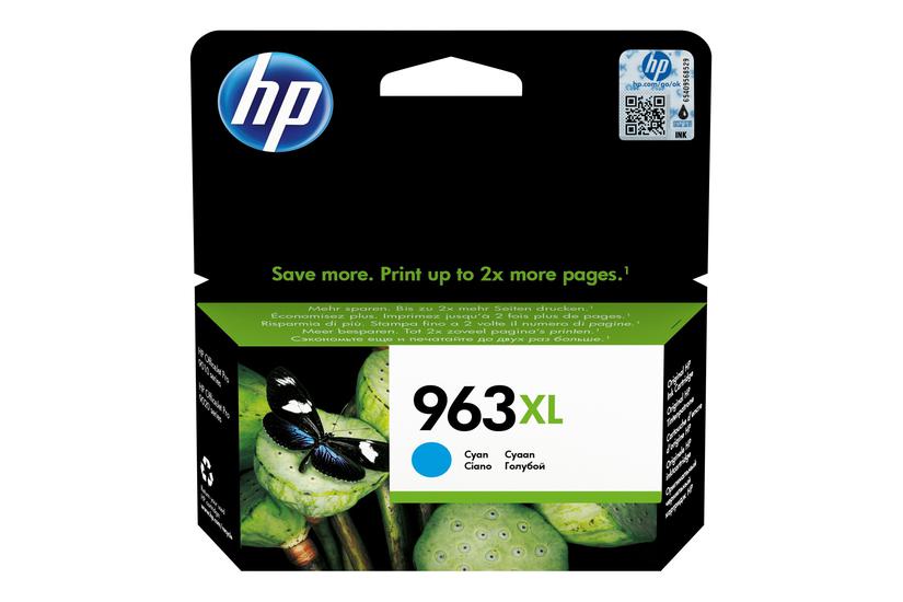Hp 963 Højtydende Cyan Original Blækpatron