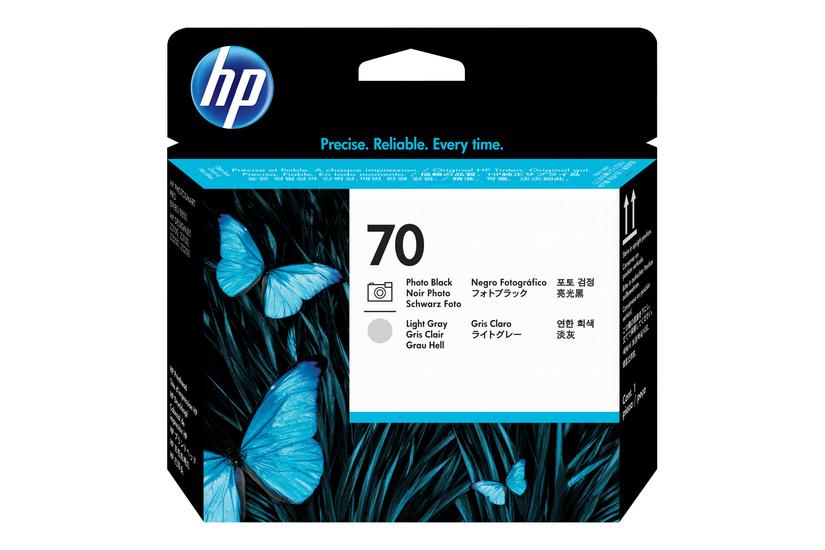 Hp 70 Lysegrå Foto-sort Printhoved
