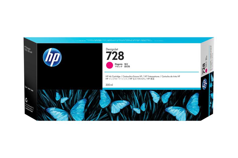 Hp 728 Magenta Original Designjet Blækpatron