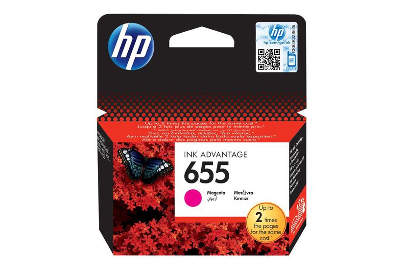 Hp 655 Magenta Original Ink Advantage Blækpatron