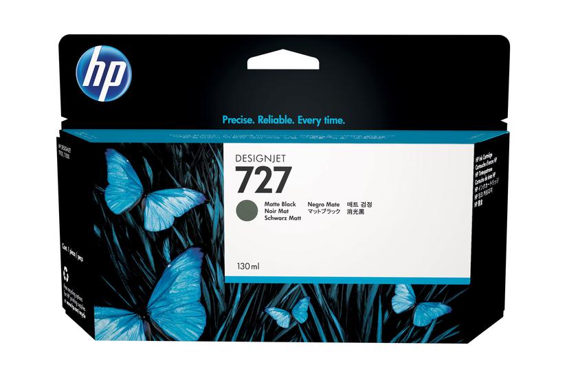 Hp 727 Mat Sort Original Designjet Blækpatron