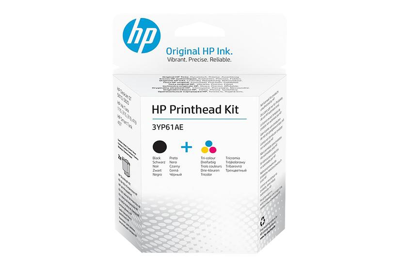 Hp Pakker Farve Cyan Magenta Gul Pigmenteret Sort Original Printerhoved-udskiftningssæt