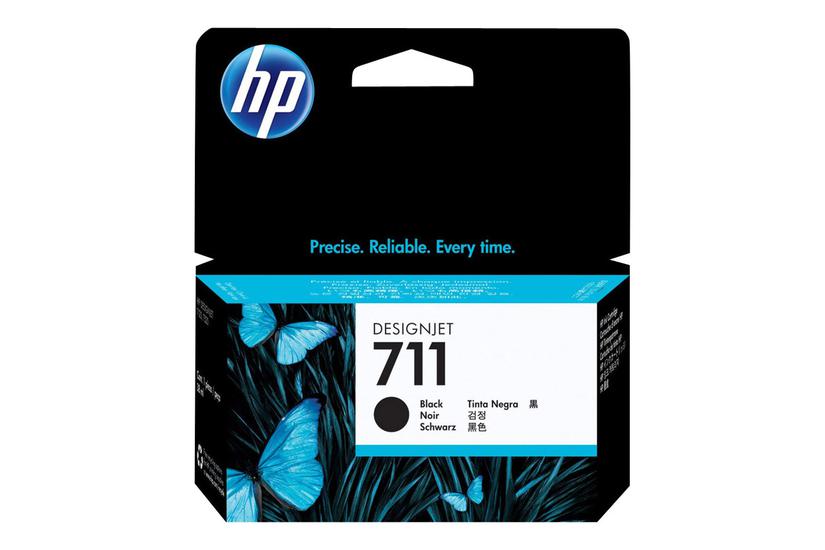 Hp 711 Sort Original Designjet Blækpatron
