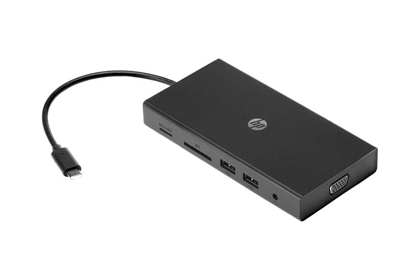 Hp Travel Hub Portreplikator Usb- Vga Hdmi