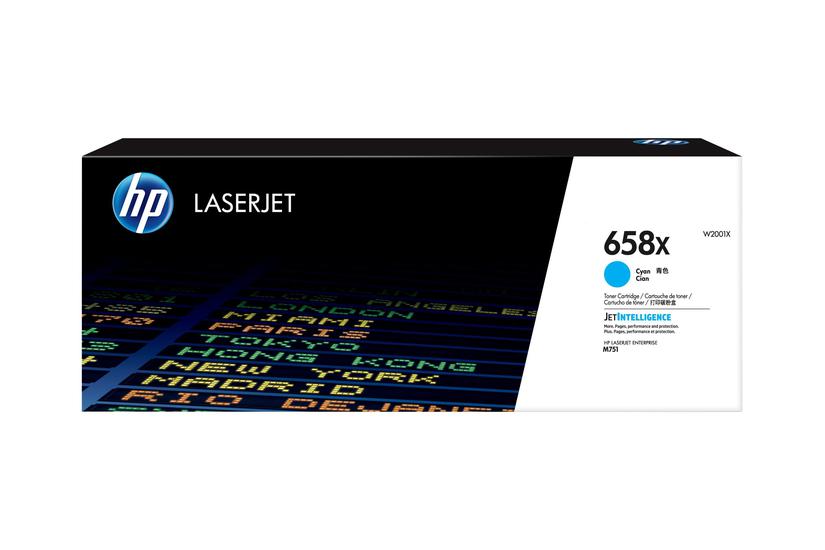 Hp 658x Høj Kapacitet Cyan Original Laserjet Tonerpatron W2001x