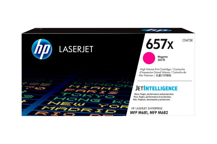 Hp 657x Højtydende Magenta Original Laserjet Tonerpatron Cf473x