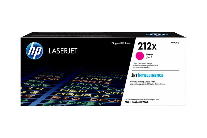Hp 212x Højtydende Magenta Original Laserjet Tonerpatron W2123x
