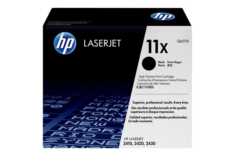 Hp 11x Højtydende Sort Original Laserjet Tonerpatron Q6511x