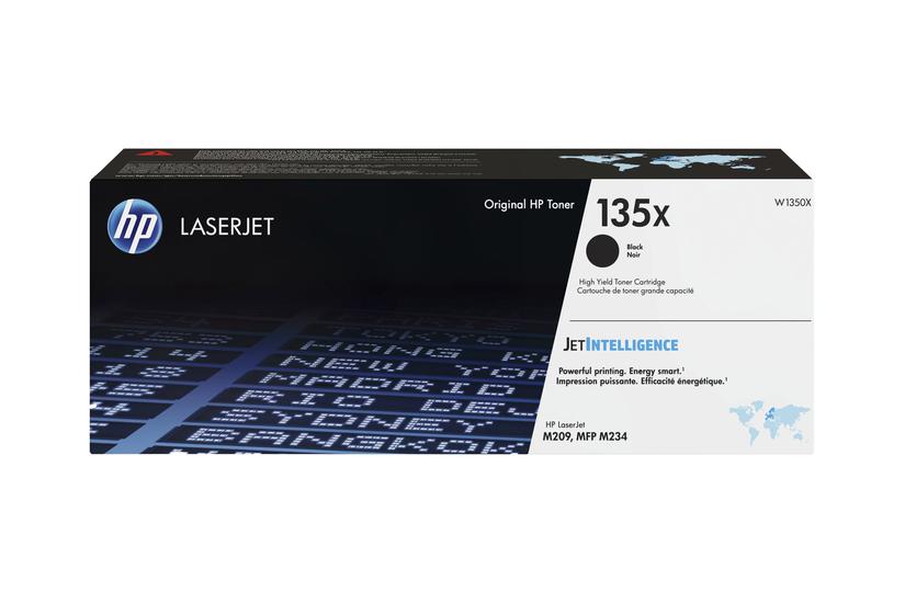 Hp 135x Højtydende Sort Original Laserjet Tonerpatron W1350x