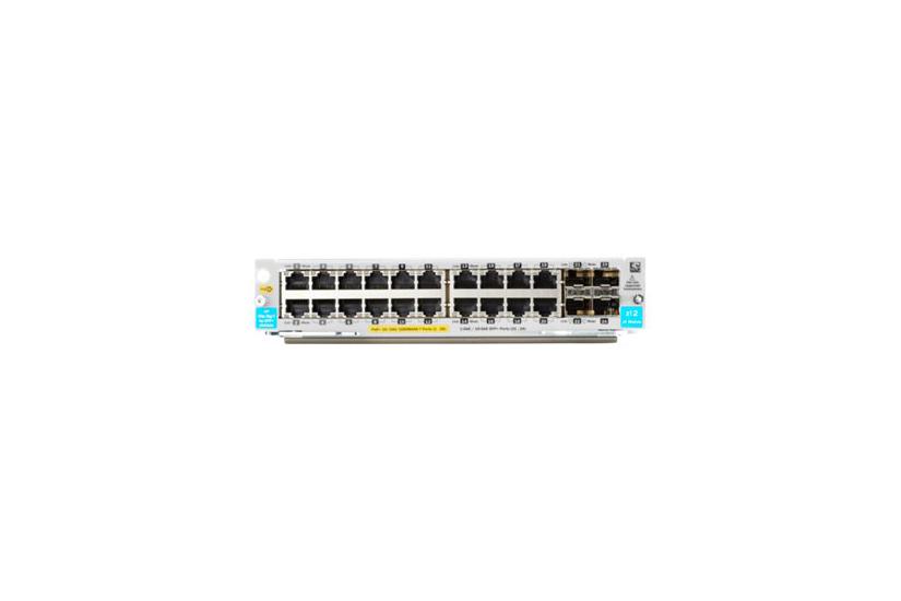 Hpe Ekspansionsmodul Gigabit Ethernet Poe 20 Gigabit Ethernet 10 Gigabit Sfp