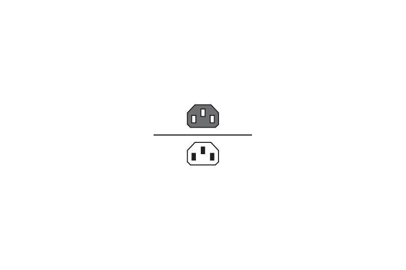 Hpe Strømkabel Iec 60320 C14 Til Power Iec 60320 C13