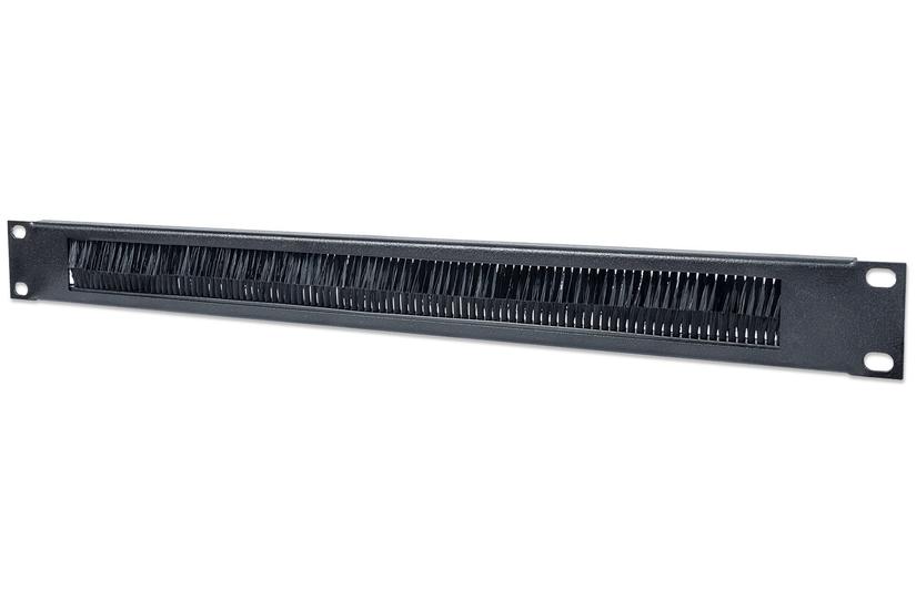Intellinet 19 Quot Cable Entry Panel 1u With Brush Insert Black Rack Kabel Indgangspanel Med Børste 1u