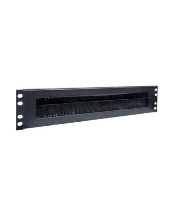 Intellinet 19 Quot  Cable Entry Panel  2u  With Brush Insert  Black Rack Kabel Indgangspanel Med Børste 2u
