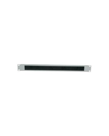 Intellinet 19 Quot  Cable Entry Panel  1u  With Brush Insert  Grey Rack Kabel Indgangspanel Med Børste 1u