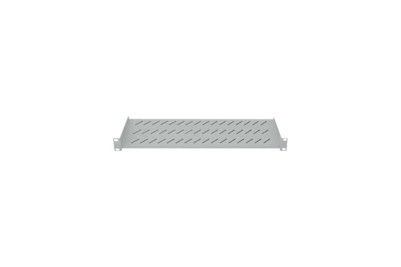 Intellinet 19 Quot Cantilever Shelf 1u -point Front Mount 150mm Depth Max 25kg Grey Three Year Warranty Rackhylde 1u