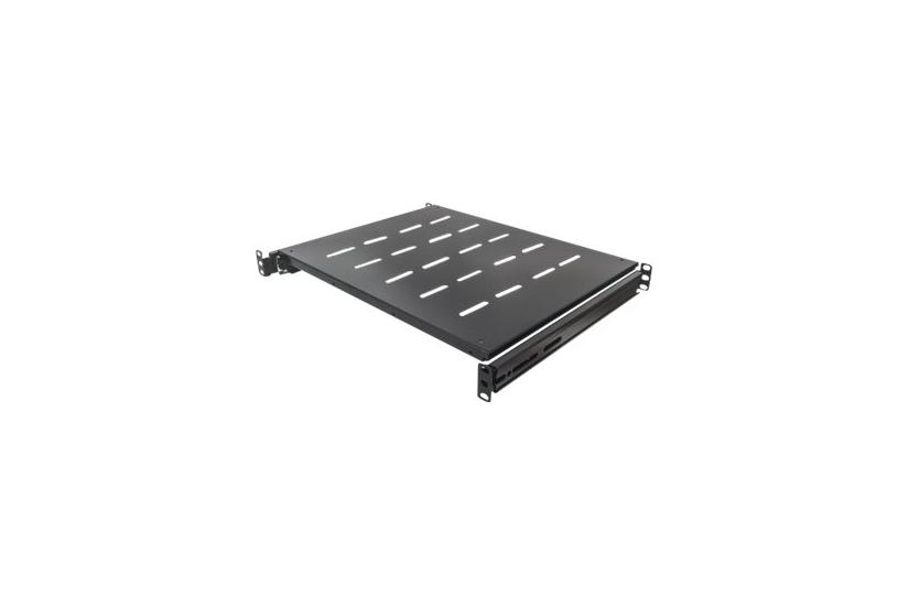 Intellinet 19 Quot Sliding Shelf 1u 800 To 1000mm Depth Shelf Depth 550mm Black Rackhylde 1u