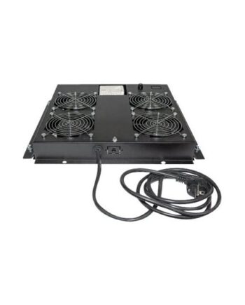 Intellinet  -fan Ventilation Unit For 19 Quot  Racks  Roof Mount  With Thermostat  Black Bakke Til Blæser   Rack