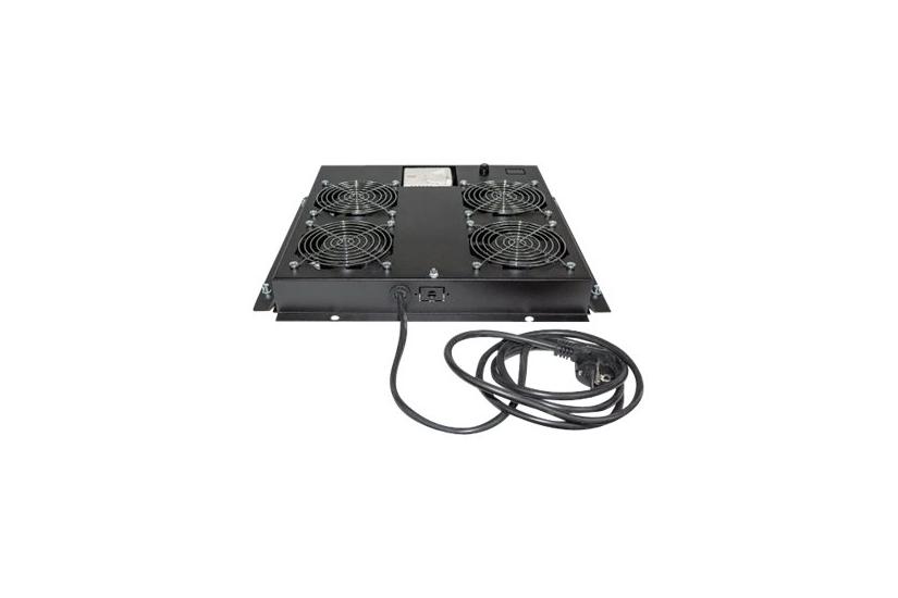 Intellinet -fan Ventilation Unit For 19 Quot Racks Roof Mount With Thermostat Black Bakke Til Blæser Rack