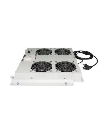 Intellinet  -fan Ventilation Unit For 19 Quot  Racks  Roof Mount  With Thermostat  Grey Bakke Til Blæser   Rack