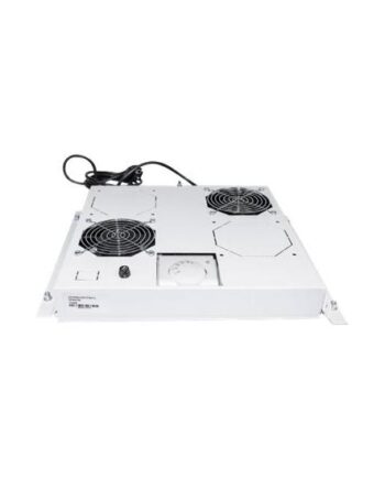 Intellinet  -fan Ventilation Unit For 19 Quot  Racks  Roof Mount  With Thermostat  Grey Bakke Til Blæser   Rack 1u