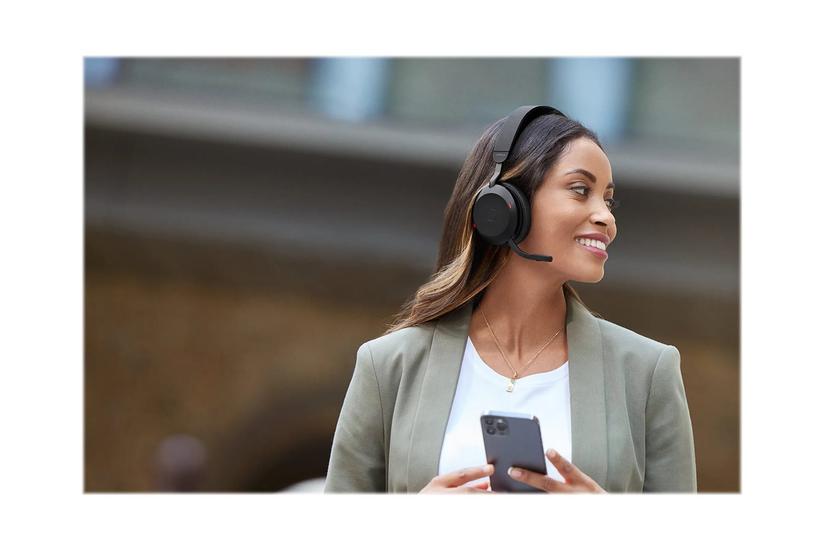 Jabra Evolve2 75 Headset Usb- Med Opladningsstander
